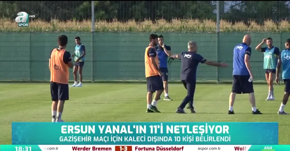 Ersun Yanal'ın 11'i netleşiyor