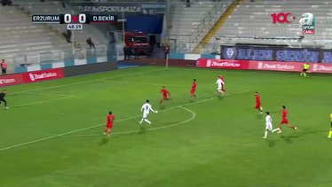 Erzurumspor FK 1 - 0 Diyarbekirspor (MAÇ SONUCU - ÖZET)