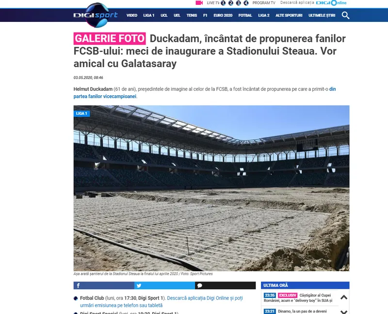 FCBS yeni stadının açılış maçında Galatasaray ile oynamak istiyor - 1