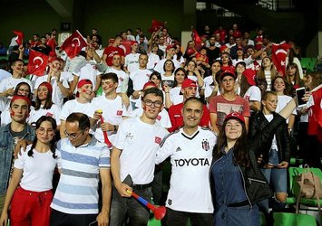 Zimbru Stadı'nda milli maça yoğun ilgi