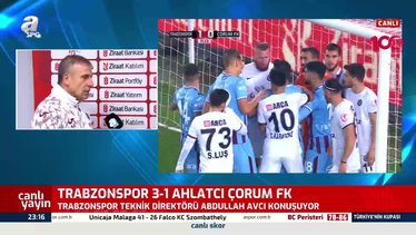 Trabzonspor'da Abdullah Avcı: Ulaşılabilir hedefimiz Avrupa kupalarına gitmek!