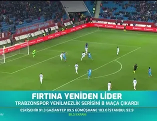 Trabzonspor yeniden lider