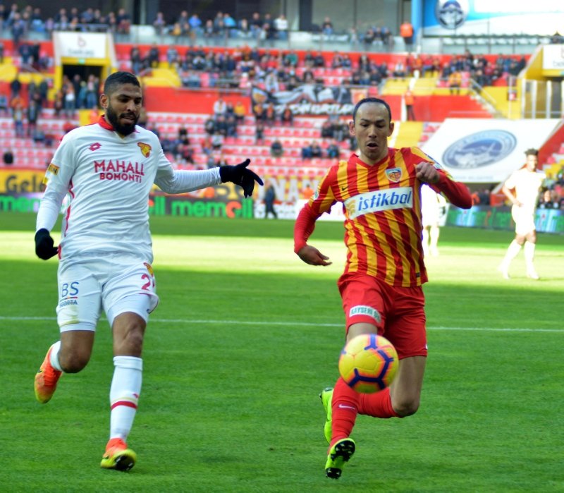 Kayserispor - Göztepe maçından kareler