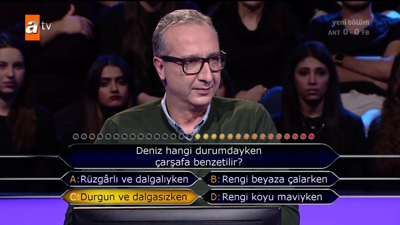 Kim Milyoner Olmak İster 796. bölüm soru ve cevapları | Futbol sorusu geceye damga vurdu