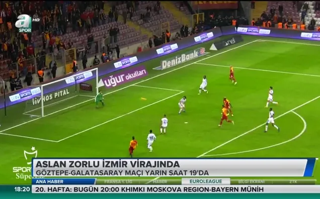 Aslan zorlu İzmir virajında