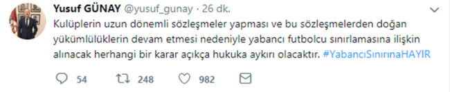 Galatasaray'dan yabancı kuralı açıklaması! - 1
