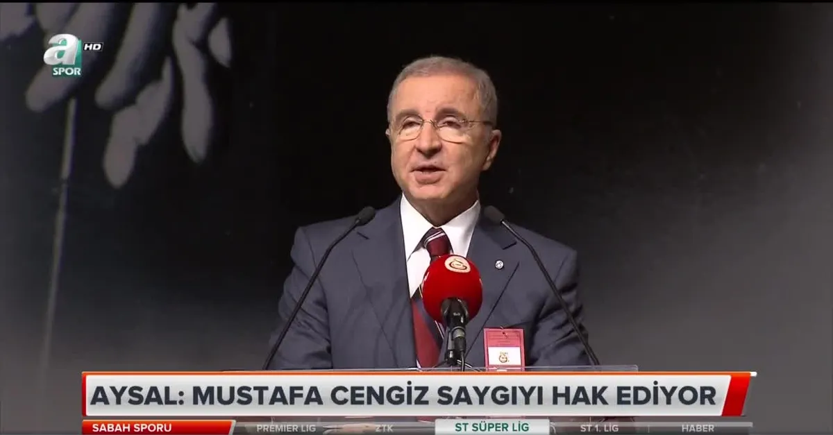 Ünal Aysal: "Mustafa Cengiz saygıyı hak ediyor"