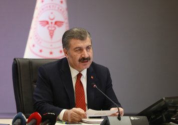 Sağlık Bakanı Fahrettin Koca vaka sayısını açıkladı