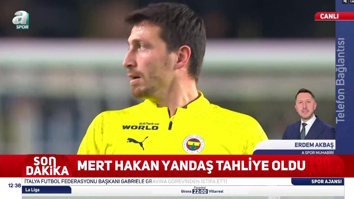 Mert Hakan Yandaş tahliye edildi! - Aspor
