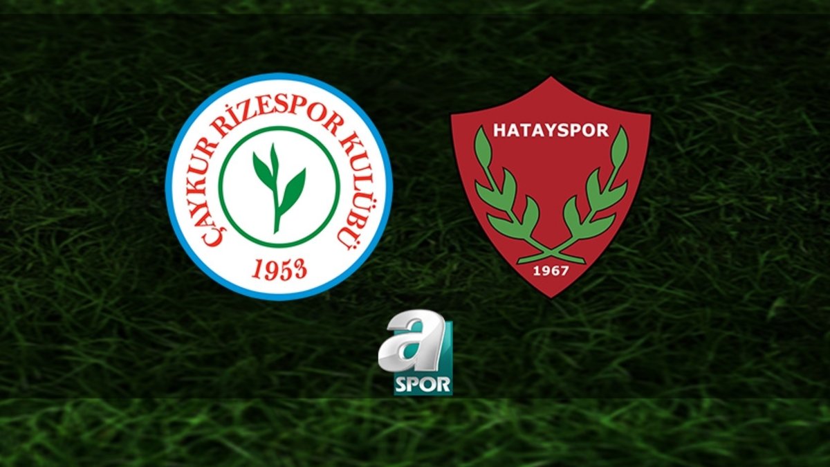 Çaykur Rizespor-Atakaş Hatayspor maçı ne zaman ve saat kaçta? Hangi kanalda canlı yayınlanacak? Çaykur Rizespor-Atakaş Hatayspor maçı ne zaman ve saat kaçta? Hangi kanalda canlı yayınlanacak?