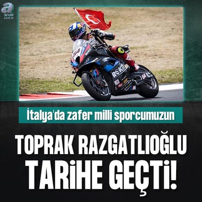 Toprak Razgatlıoğlu tarihe geçti!