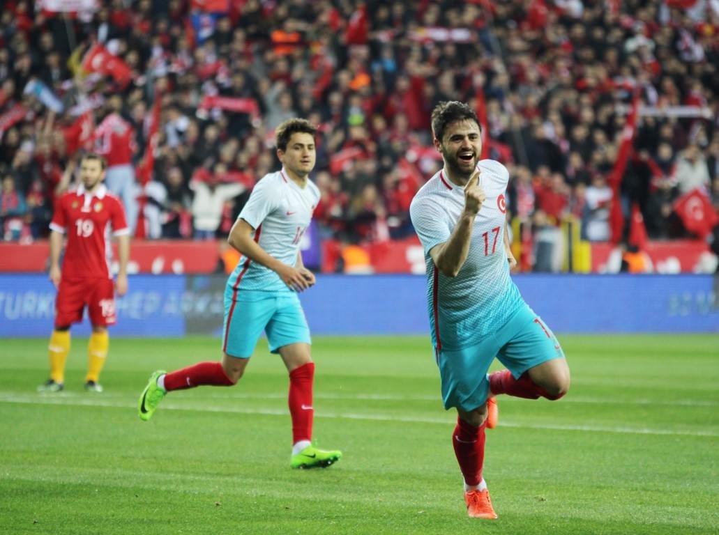 Türkiye - Moldova maçından kareler