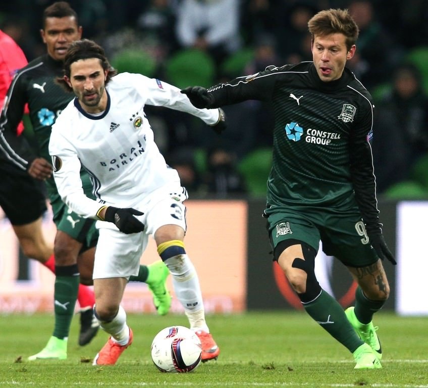 Krasnodar - Fenerbahçe maçından kareler