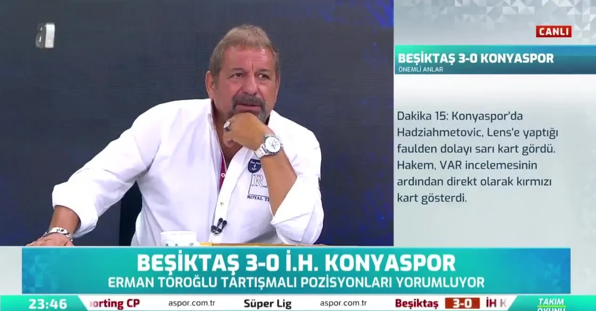 Toroğlu'dan flaş kırmızı kart yorumu!