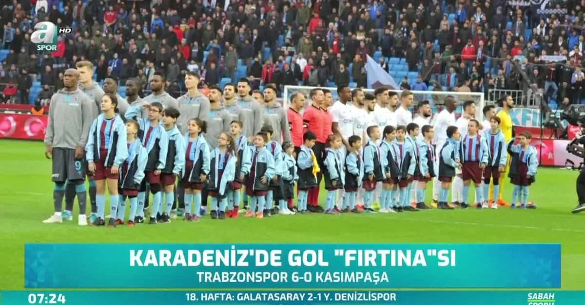 Karadeniz'de gol 'Fırtına'sı