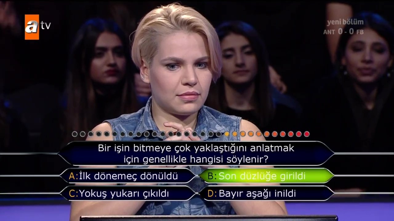 Kim Milyoner Olmak İster 796. bölüm soru ve cevapları | Futbol sorusu geceye damga vurdu