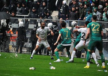 Olaylı maçta kazanan Bursaspor!