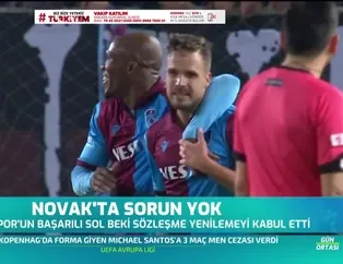 Trabzonsporlu Filip Novak'tan örnek hareket!