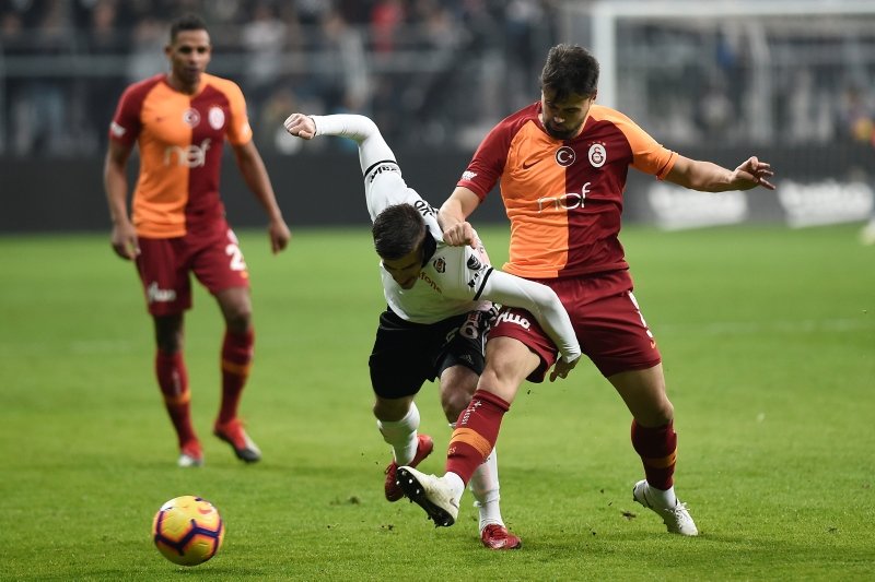 Beşiktaş - Galatasaray maçından kareler