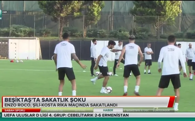Beşiktaş'ta sakatlık şoku