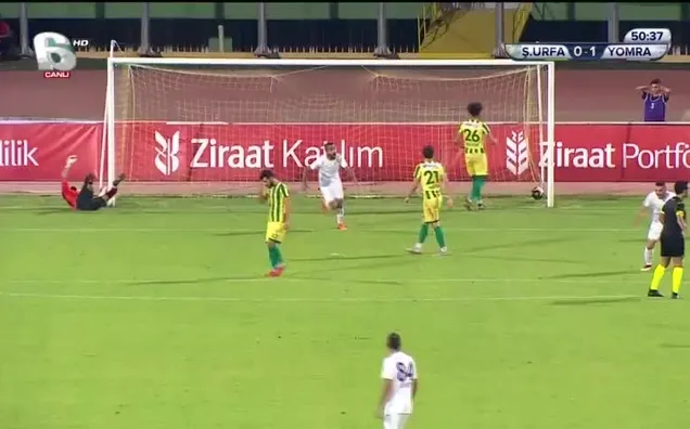 Şanlıurfaspor 0-1 Yomraspor