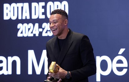 Mbappe, Avrupa Altın Ayakkabı ödülünü aldı