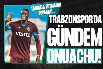 Trabzonspor’da gündem Onuachu! Takımda tutma yöntemi...