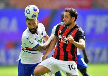 Hakanlı Milan Sampdoria'ya takıldı