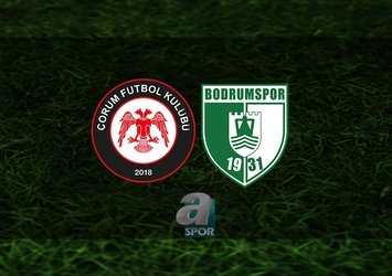 Çorumspor - Bodrumspor maçı hangi kanalda?
