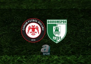 Çorumspor - Bodrumspor maçı hangi kanalda?
