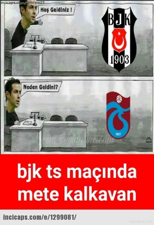 Beşiktaş-Trabzonspor capsleri