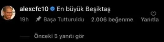 Alex de Souza: En büyük Beşiktaş - 1