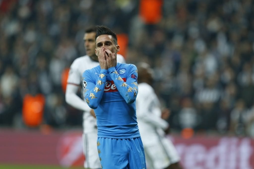 Beşiktaş-Napoli karşılaşmasından kareler