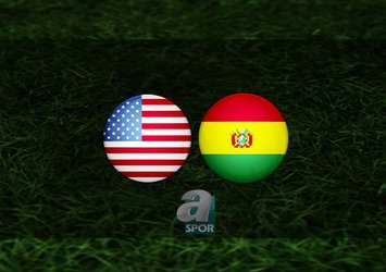 ABD - Bolivya maçı ne zaman?