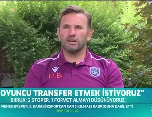 Okan Buruk: "3 transfer yapmak istiyoruz"