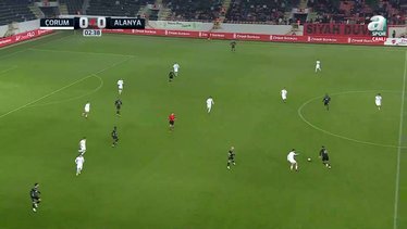 GOL | Arca Çorum FK 0-1 Corendon Alanyaspor