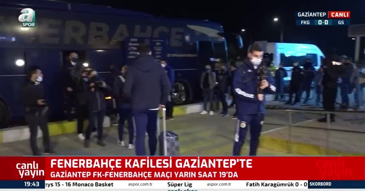 Fenerbahçe kafilesi Gaziantep’te