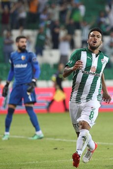 Bursaspor'un nöbetçi golcüsü Jorquera