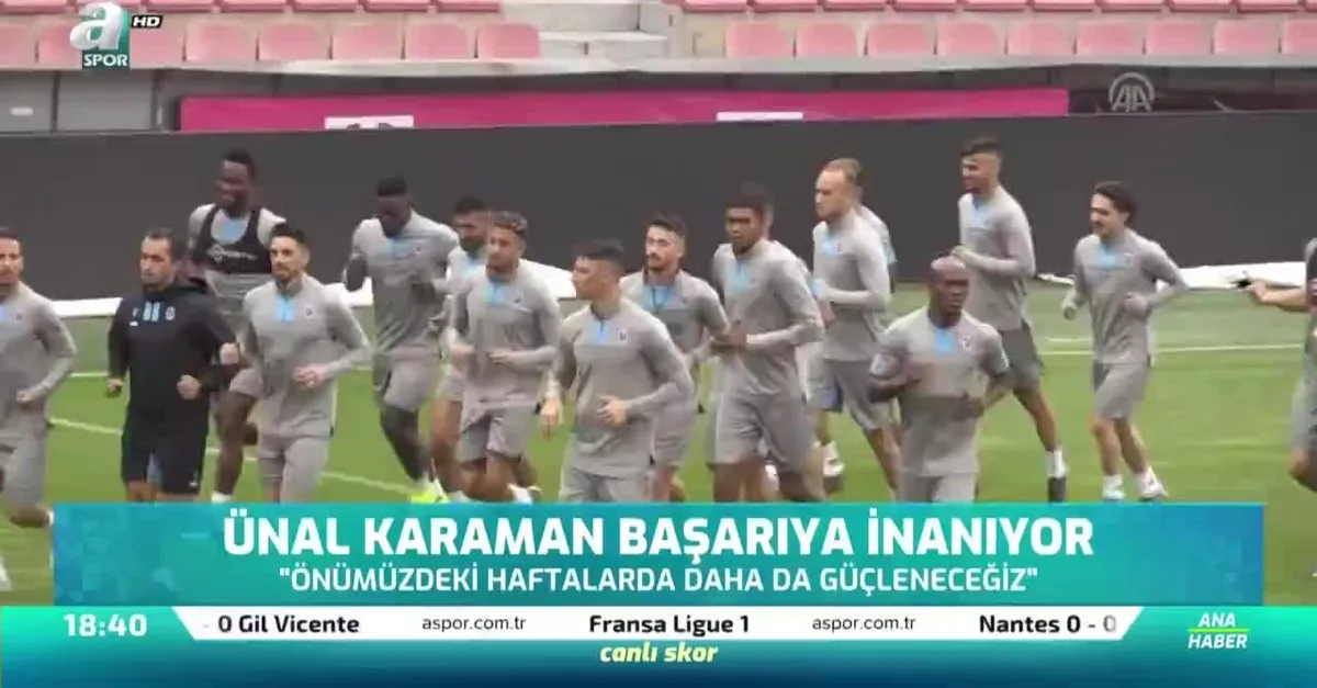 Ünal Karaman başarıya inanıyor