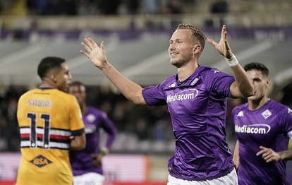Fiorentina 1-0 Sampdoria MAÇ SONUCU-ÖZET Fiorentina çeyrek finalde!