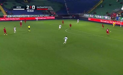 GOL | Çaykur Rizespor 2-1 Gaziantep FK