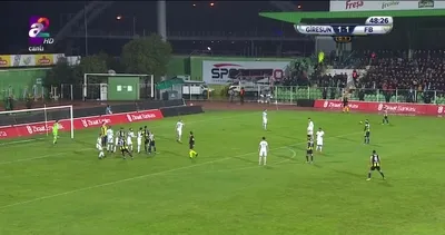 Giresunspor 1-2 Fenerbahçe