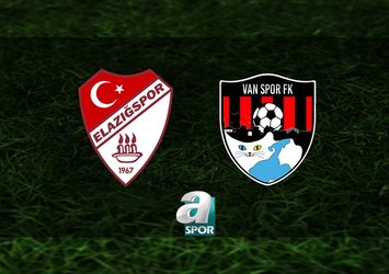 Elazığspor-Vanspor maçı saat kaçta?