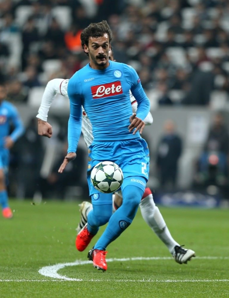 Beşiktaş-Napoli karşılaşmasından kareler