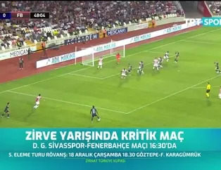 Zirve yarışında kritik maç