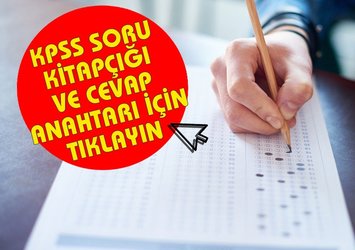 2022 KPSS SORU KİTAPÇIĞI VE CEVAP ANAHTARI | KPSS Lisans GY - GK ve Eğitim Bilimleri soru ve cevapları PDF indir