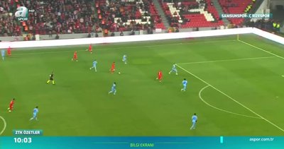 Yılport Samsunspor 1-1 Çaykur Rizespor (MAÇ ÖZETİ)