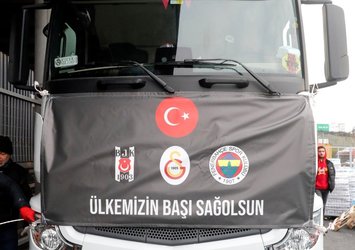 'Dostluk TIR'ları aynı anda yola çıktı