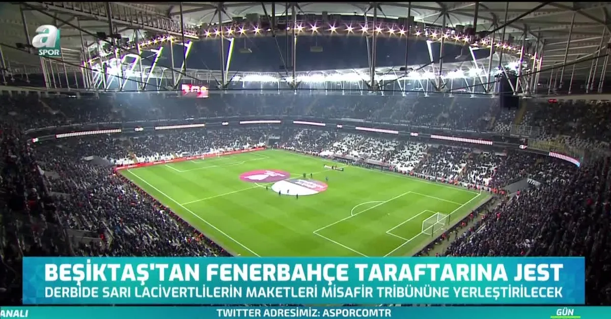 Beşiktaş'tan Fenerbahçe taraftarına jest