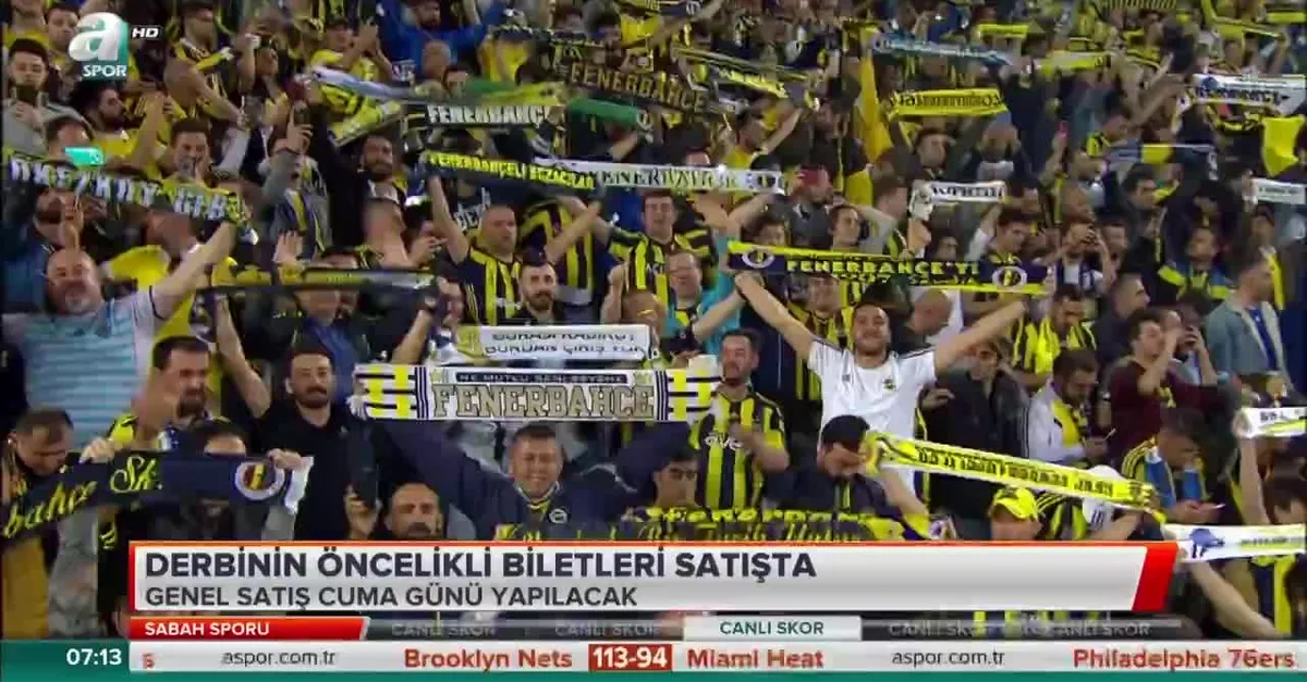 Derbinin öncelikli biletleri satışta